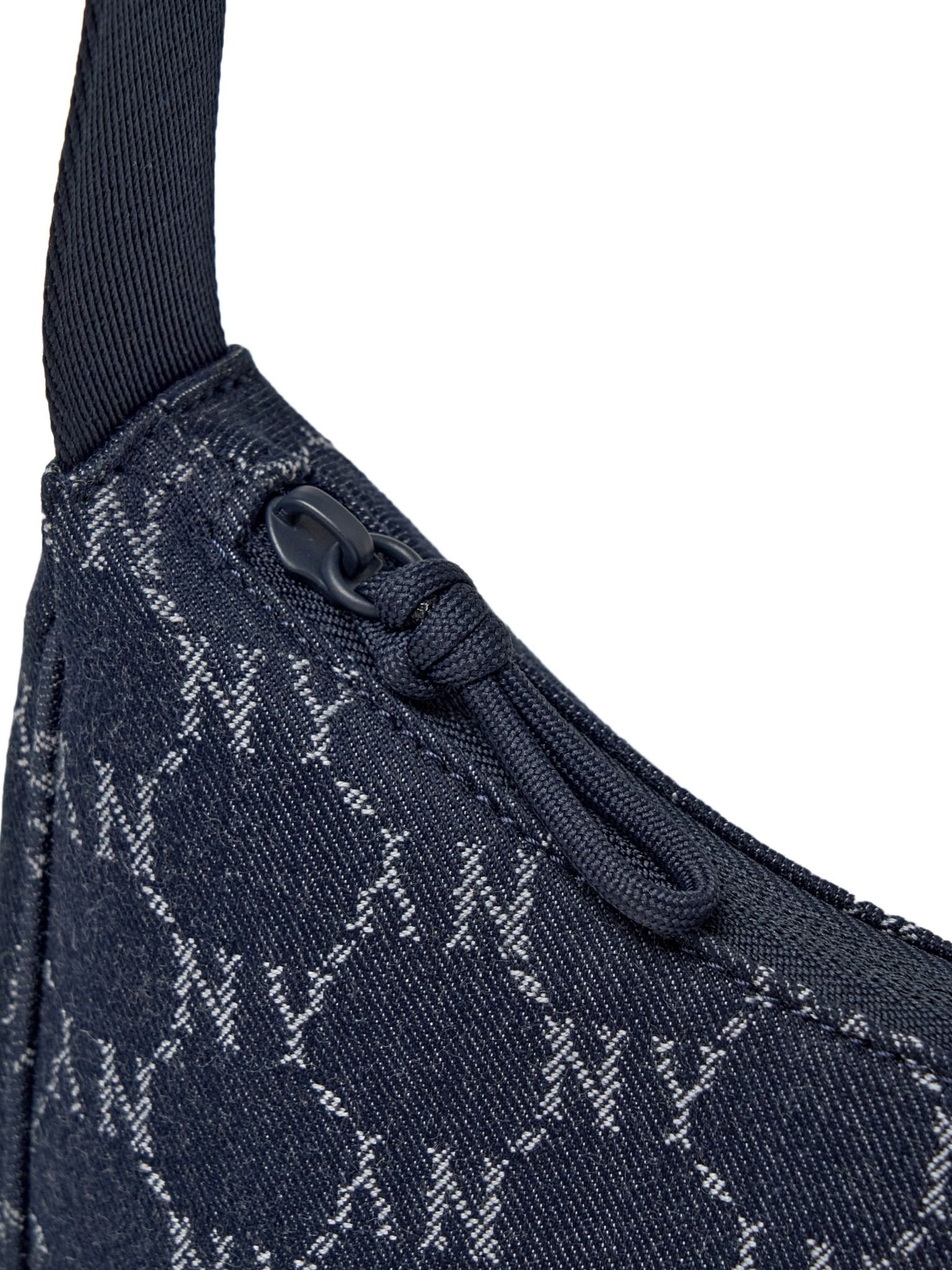  Túi Xách MLB Diamond Monogram Denim JQD Hobo Bag NY Yankees - 3ABQMV45N-50INS 