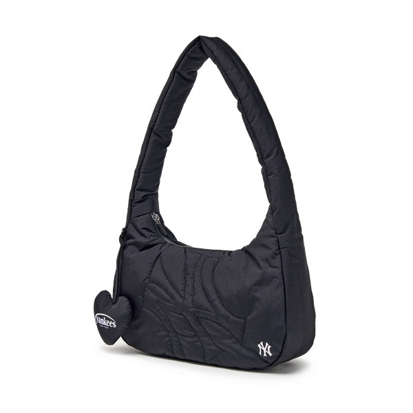 Túi Xách MLB Korea - Basic Sportive Stitch Hobo Bag NY - 3ABQS016N-50BKS