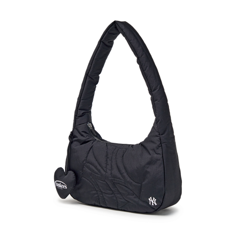 Túi Xách MLB Korea - Basic Sportive Stitch Hobo Bag NY - 3ABQS016N-50BKS