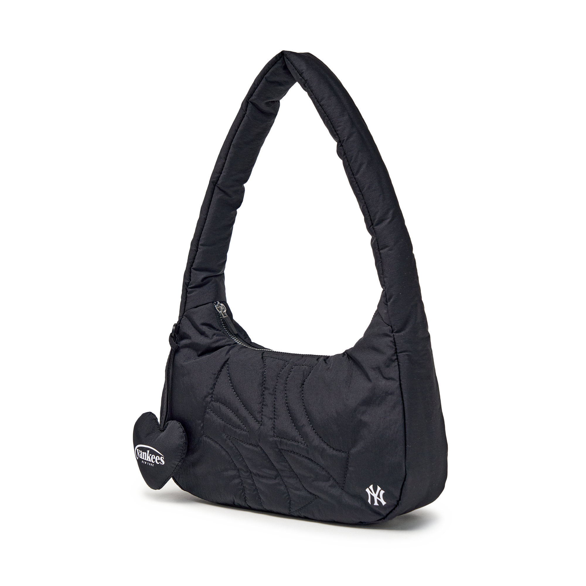  Túi Xách MLB Korea - Basic Sportive Stitch Hobo Bag NY - 3ABQS016N-50BKS 