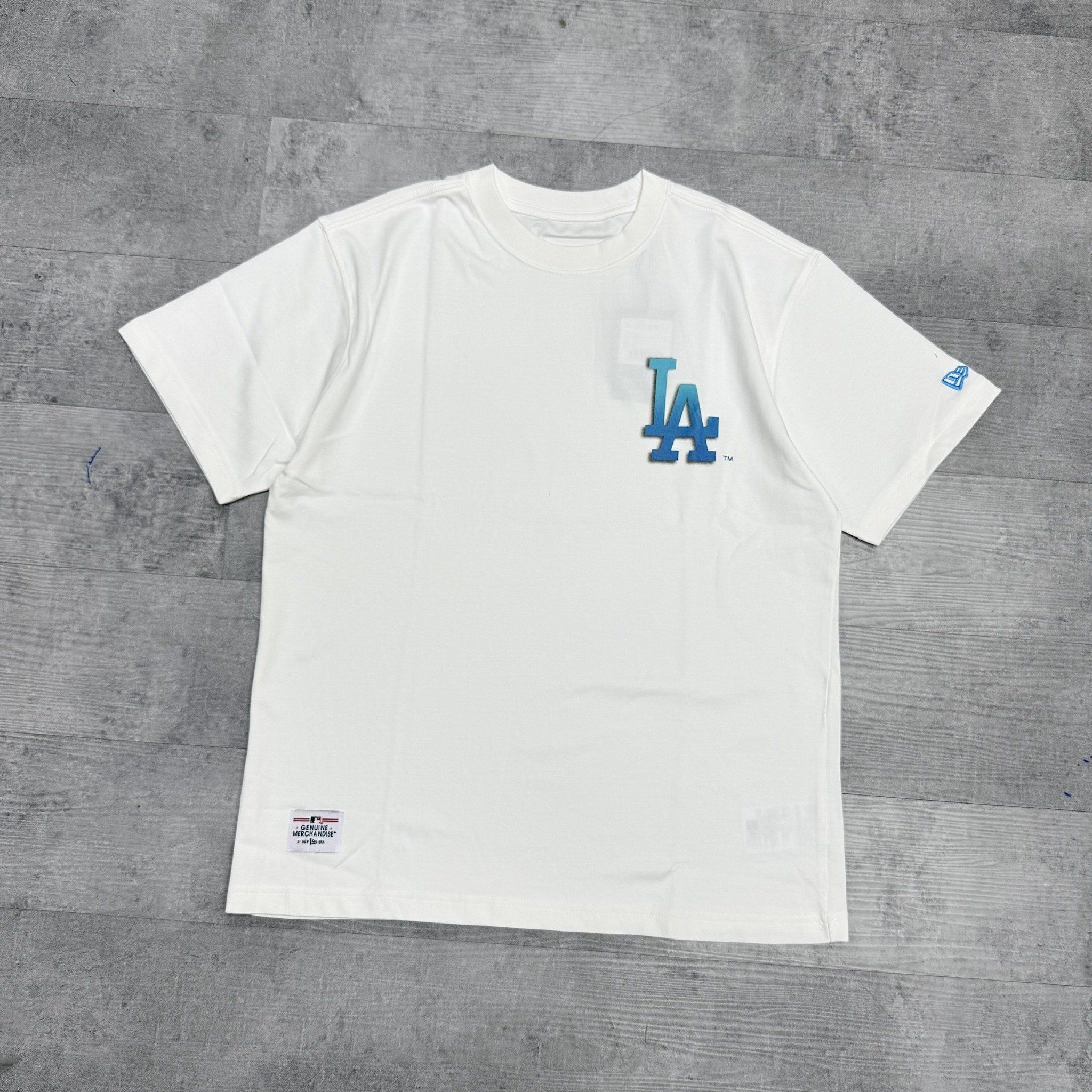  Áo Thun New Era - [Unisex] LA Dodgers 3D White T-shirt 