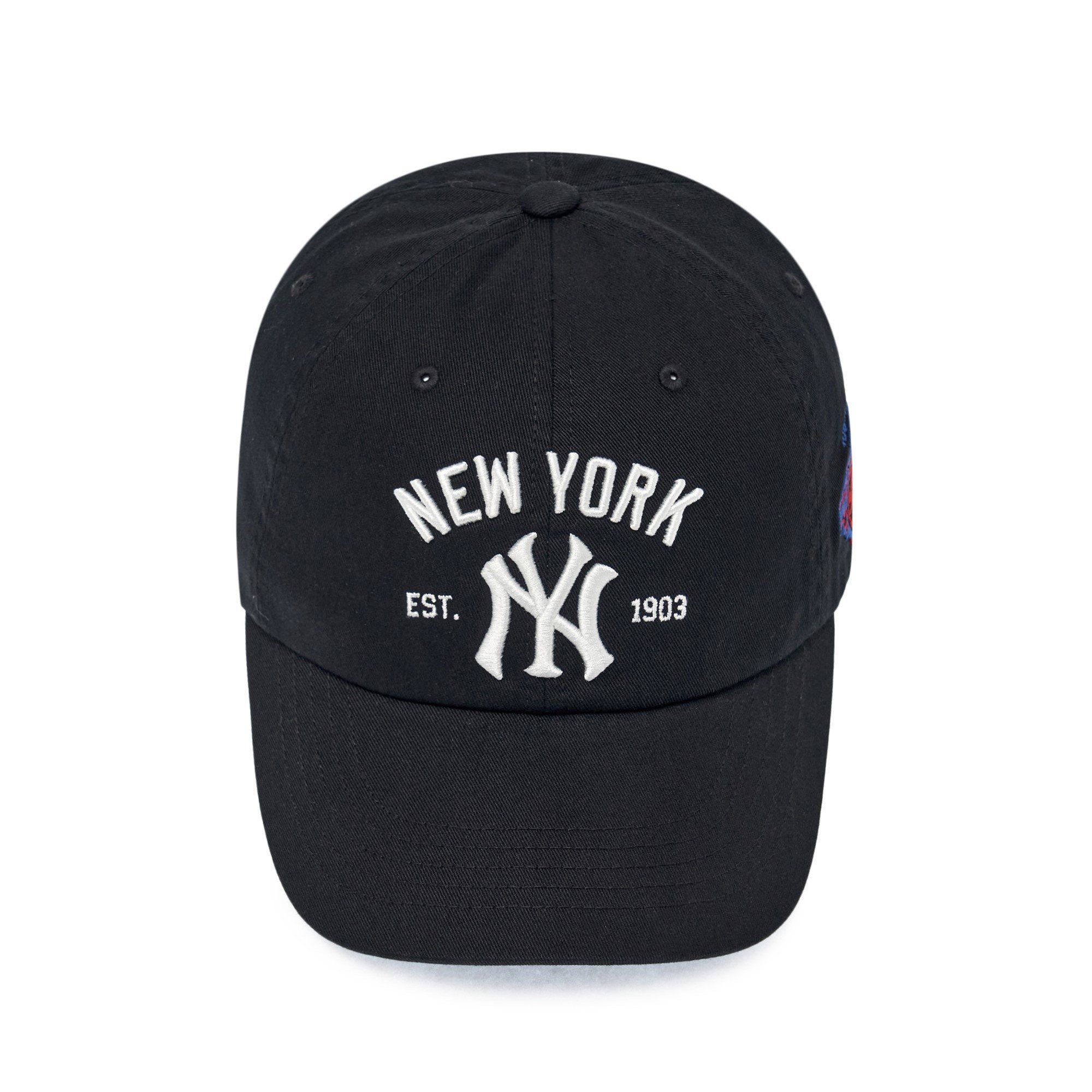 Nón MLB Korea - [Unisex] Vintage Cooperstown Patch Unstructured Ball Cap NY Yankees - 3ACPB105N-50BKS 