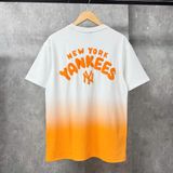  Áo Thun New Era - [Unisex] NY Yankees EST.1903 Gradient White/Orange T-shirt 