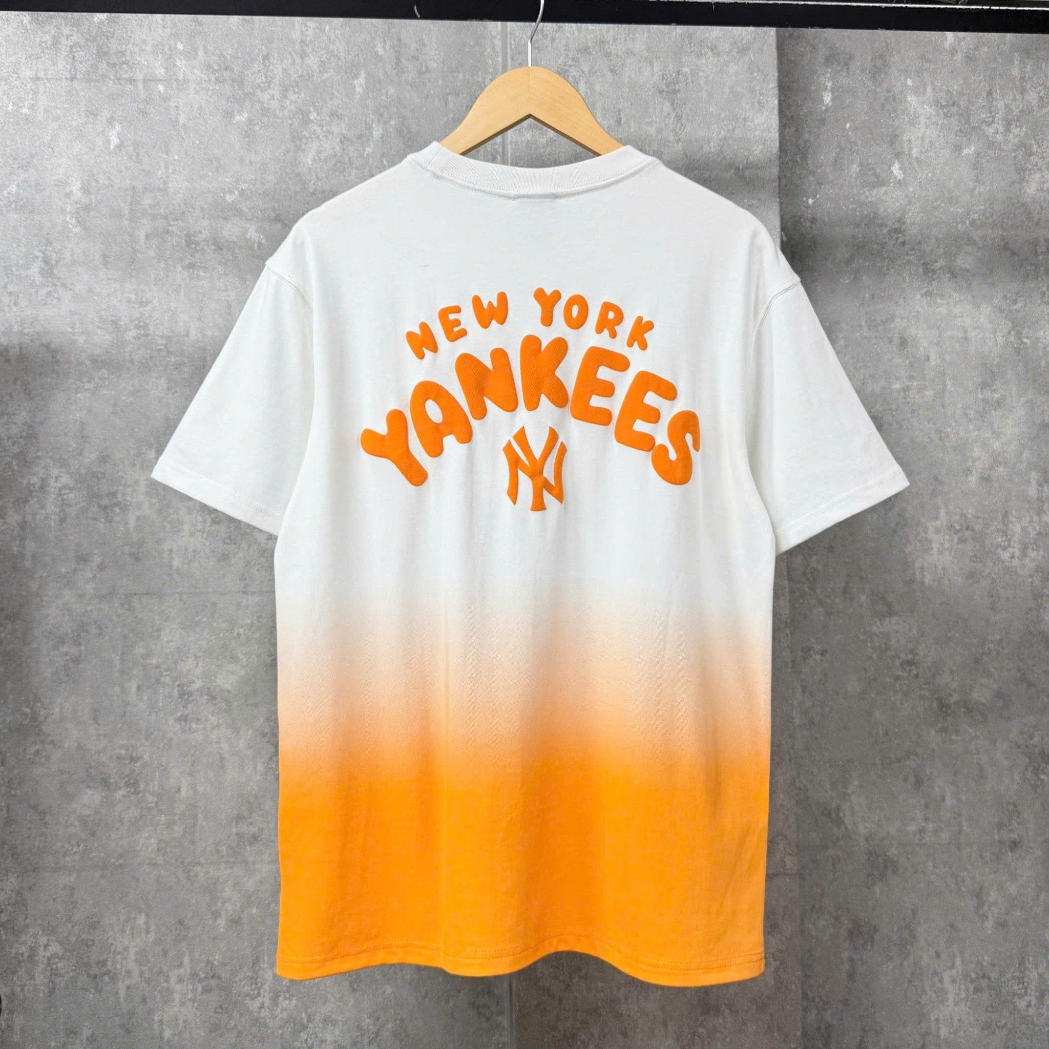  Áo Thun New Era - [Unisex] NY Yankees EST.1903 Gradient White/Orange T-shirt 