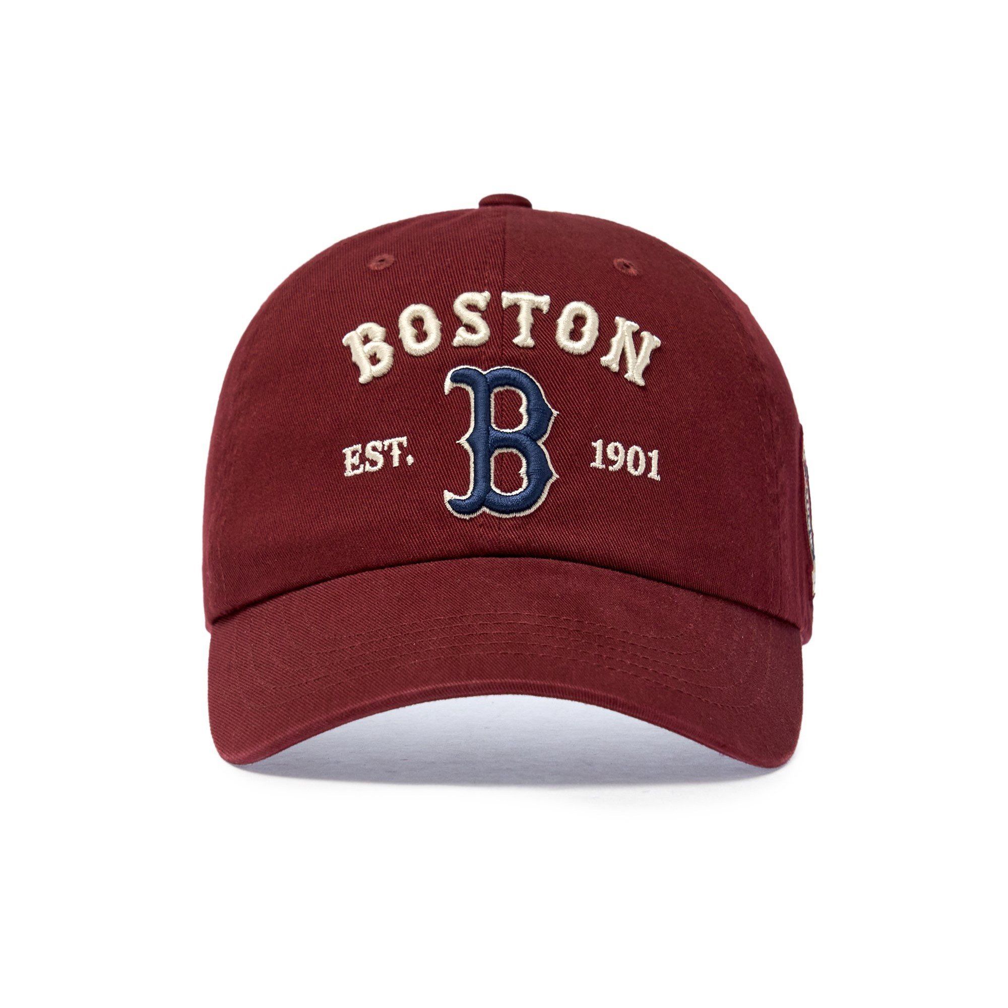  Nón MLB Korea - [Unisex] Vintage Cooperstown Patch Unstructured Ball Cap Boston Red Sox - 3ACPB105N-43WID 