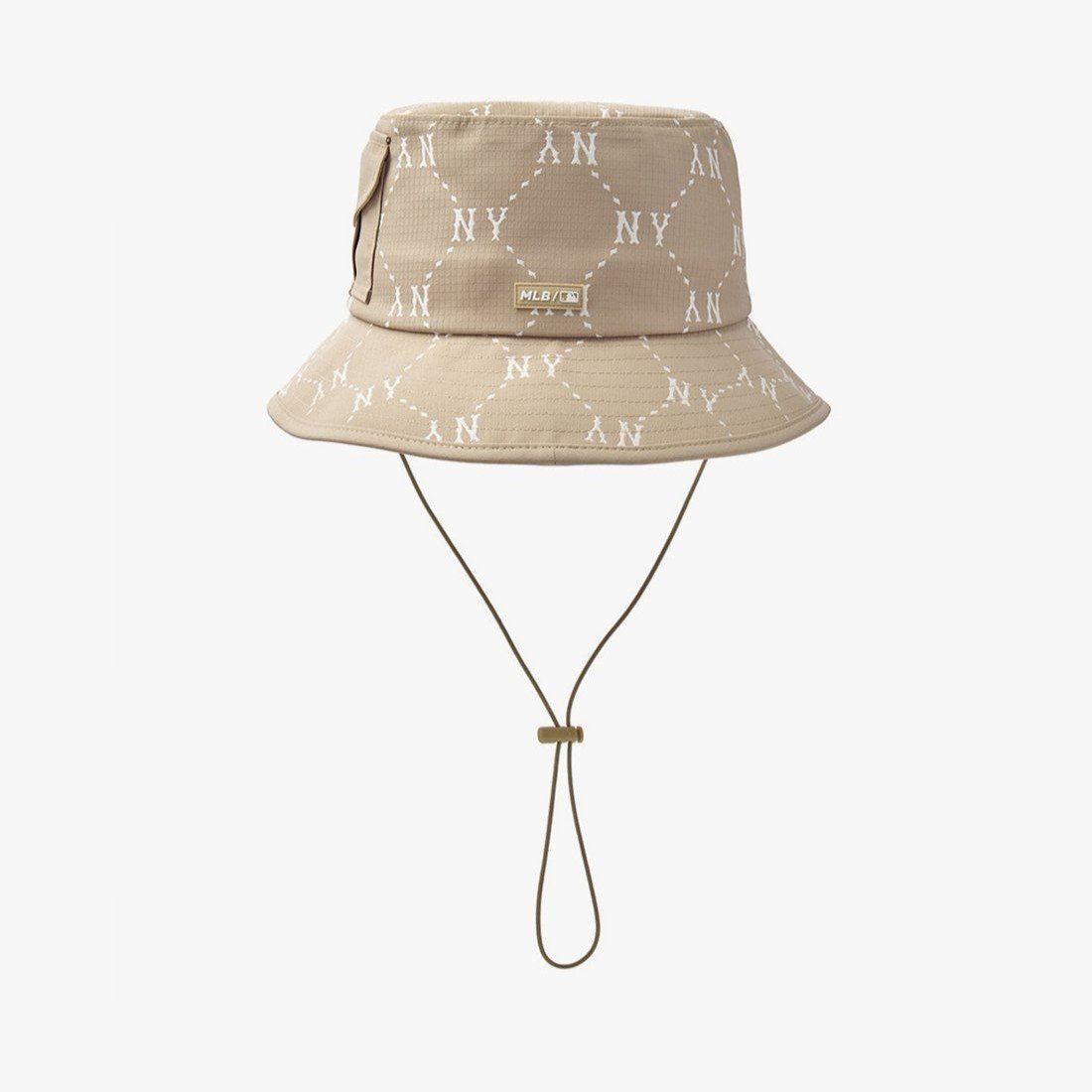  Nón Bucket MLB - [Unisex] Diamond Monogram Sporty Safari - 3AHTM015N-50BGD 