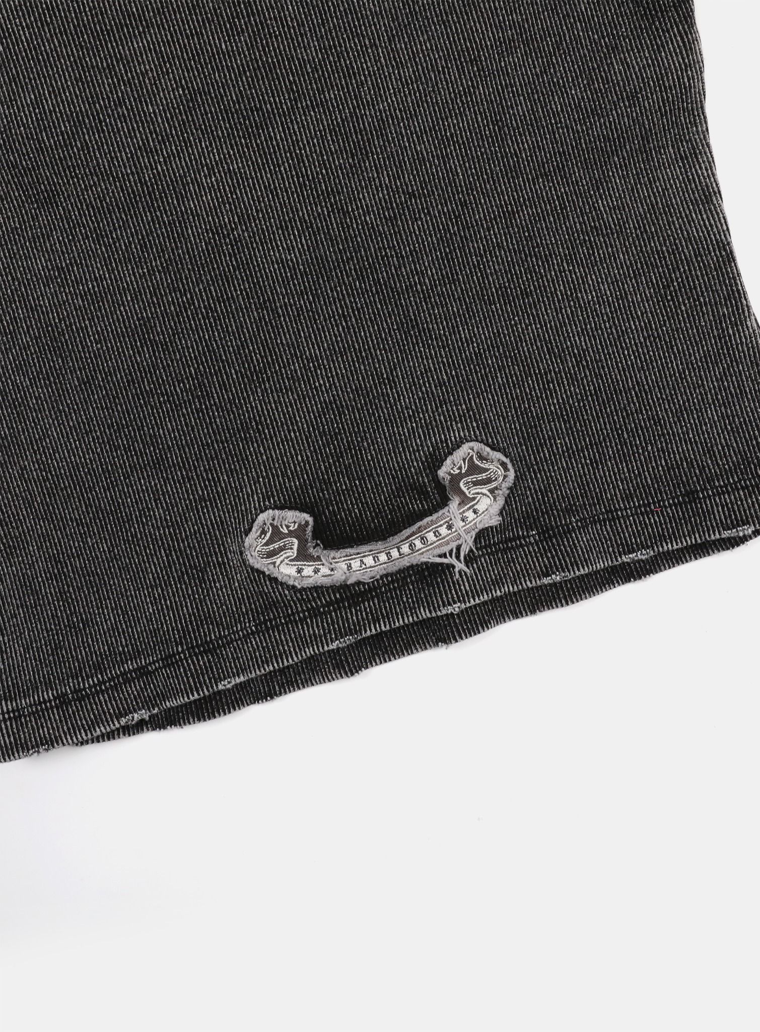  Áo Thun [Unisex] Badblood - [w-tee25-011] Rusty Denim V-Neck T-Shirt Black 