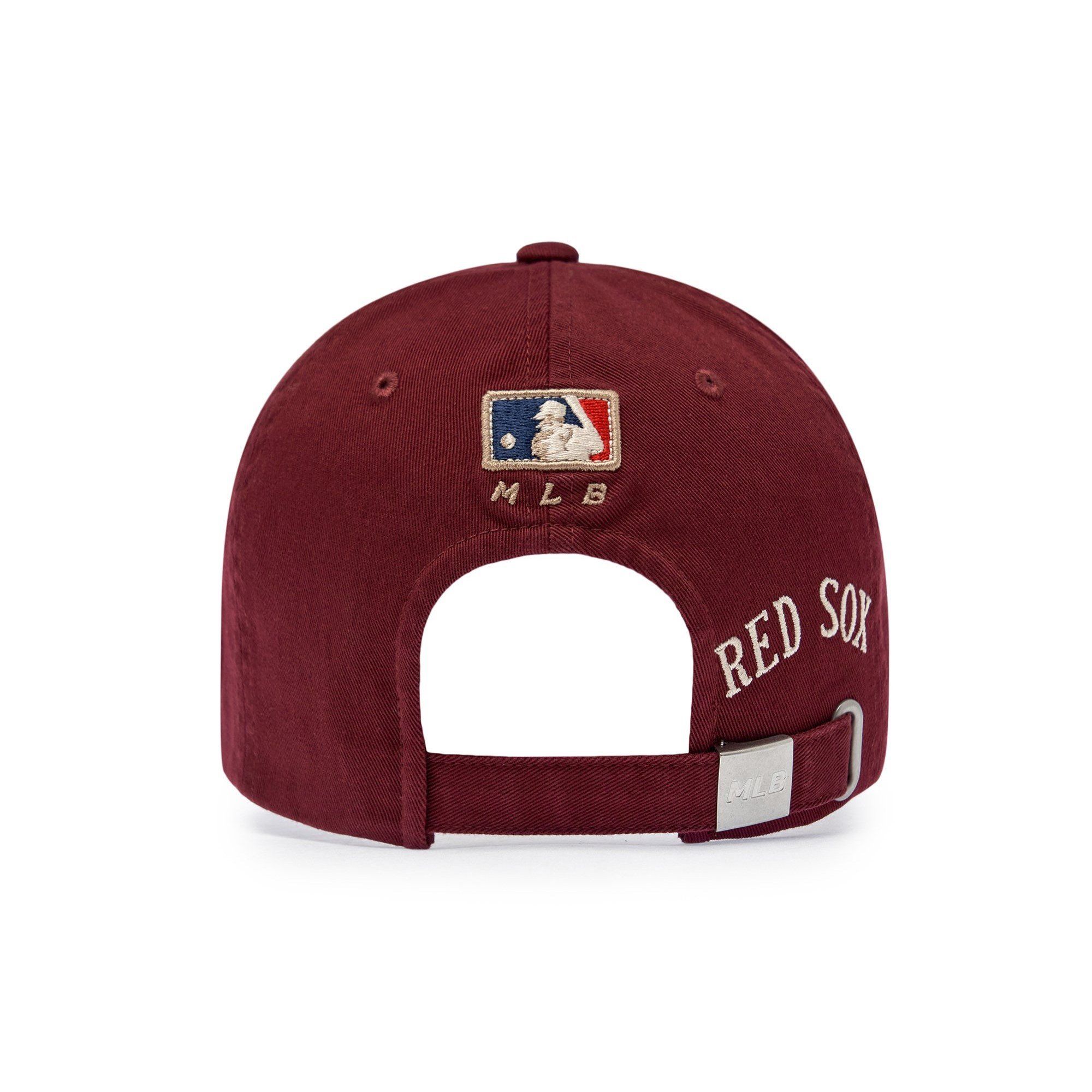  Nón MLB Korea - [Unisex] Vintage Cooperstown Patch Unstructured Ball Cap Boston Red Sox - 3ACPB105N-43WID 