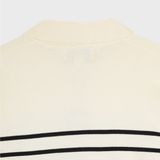  Áo Sweater Whoau [Nữ] - Steve Open Collar Stripe Pullover - WHKAG2343F 