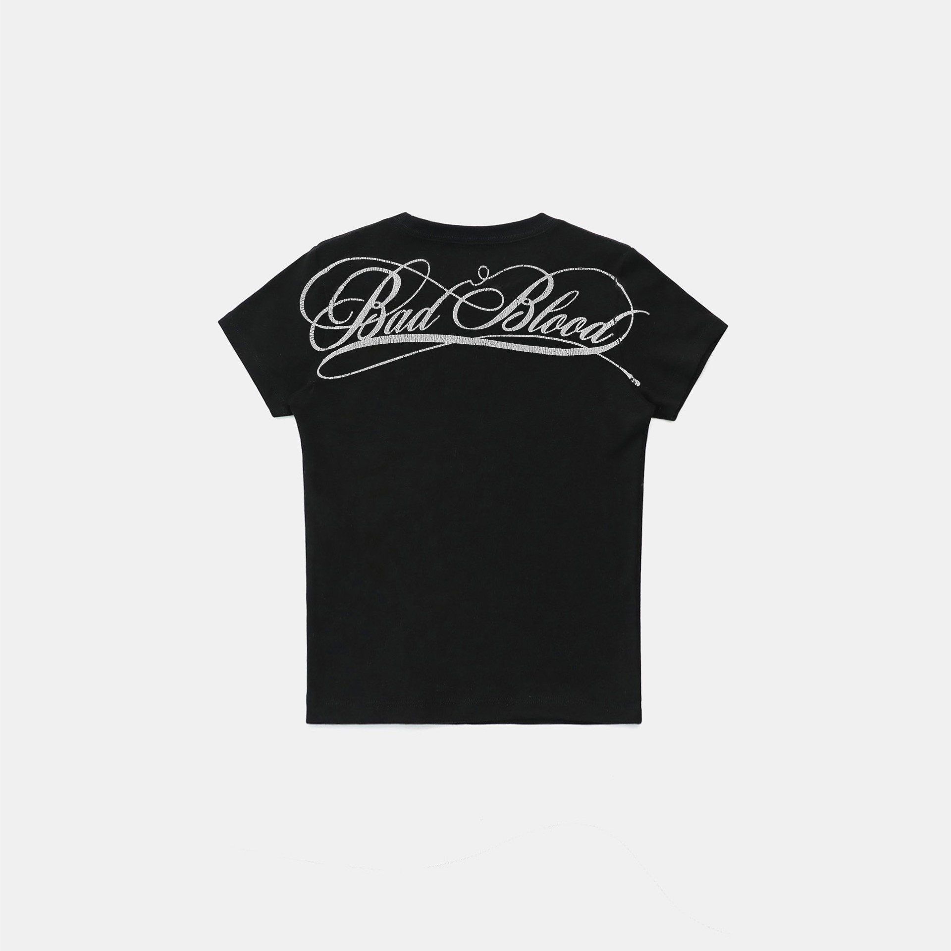  Áo Thun [Unisex] Badblood - [w-tee25-035] Dark Classic Logo T-Shirt Black 