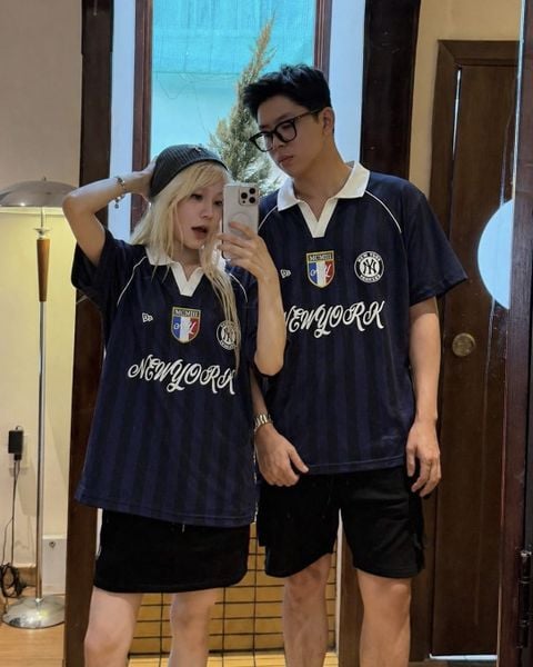 Áo Thun Polo New Era - [Unisex] NY Jersey Football Stripes - 17778451