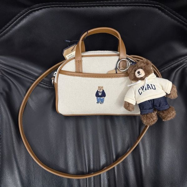 Túi Xách Whoau - Steve Canvas Mini Tote Bag Beige - WHBGG2223A