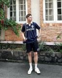  Áo Thun Polo New Era - [Unisex] NY Stripe Navy/Blue 