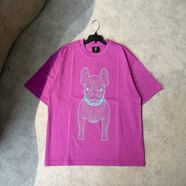  Áo thun Life Work - Life Work Big Logo Basic Purple - LW265TS990 