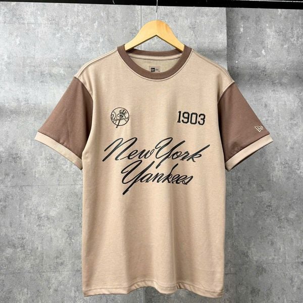 Áo Thun New Era - [Unisex] NY Yankees Circle Brown