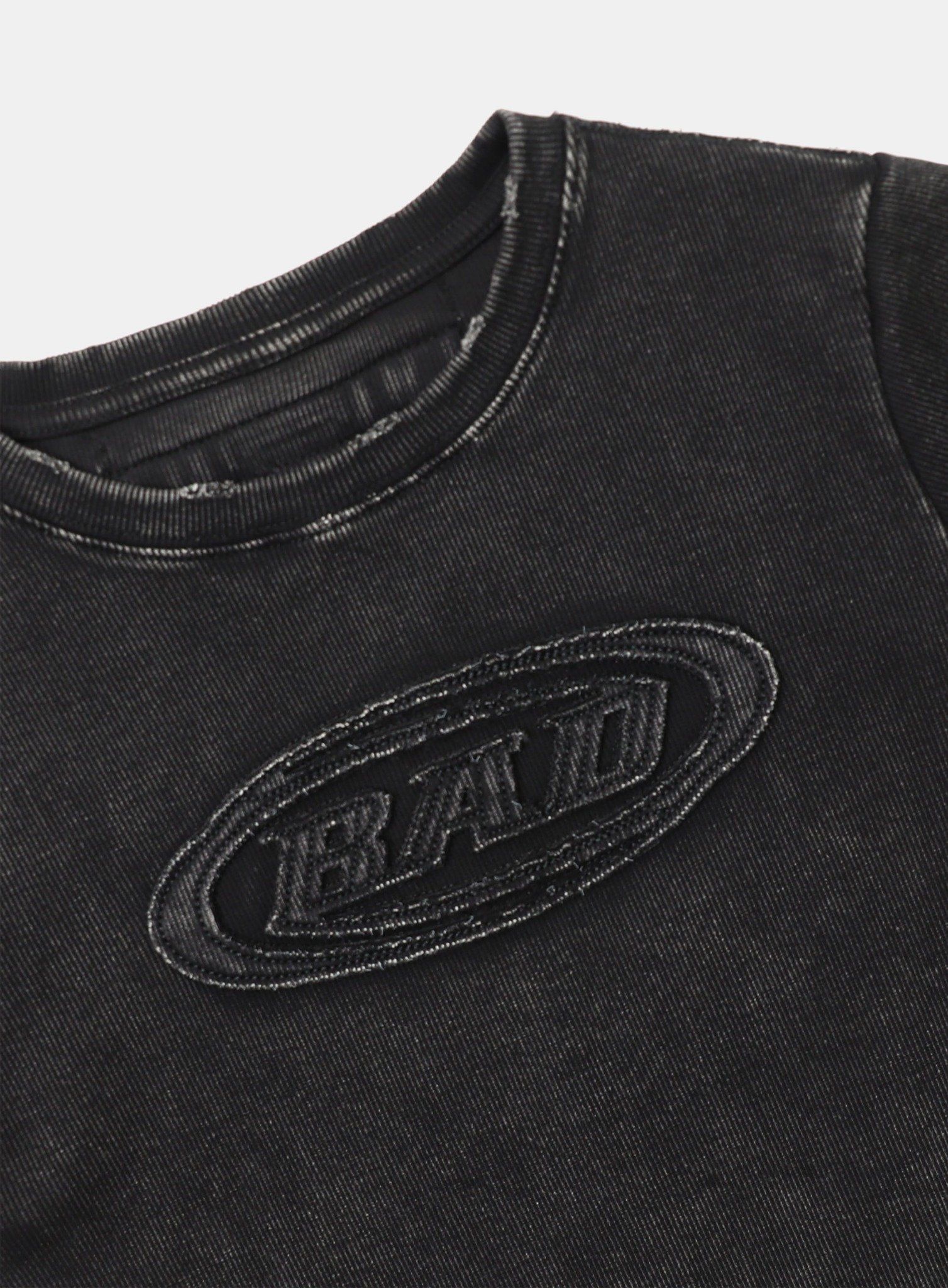  Áo Thun [Nữ] Badblood - [w-tee25-042] Squad 1/2 Muscle Tee Black 
