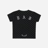  Áo Thun [Unisex] Badblood - [w-tee25-081] Mystic Basic T-Shirt Black Dot 