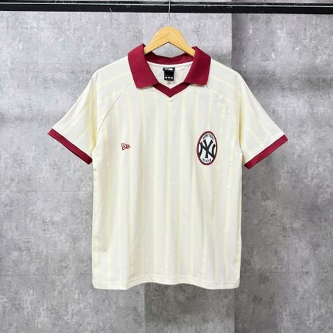 Áo Thun Polo New Era - [Unisex] NY Jersey 72 Red/Beige - 12244474