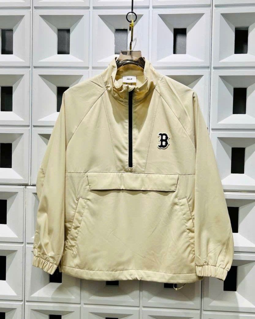  Áo Khoác Gió [Unisex] MLB Korea - Basic Medium Logo Boston - 3AWJB0231-43BGL 
