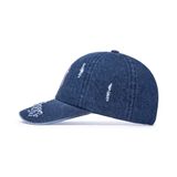  Nón MLB Korea - [Unisex] Vintage Destroyed Denim NY - 3ACPV195N-50NYL 