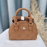  Túi Trống MLB Korea Diamond Monogram Boston Crossbody Bag - 7ACRMDA5N-43BRS 