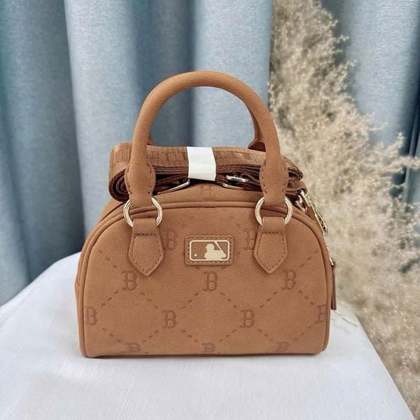 Túi Trống MLB Korea Diamond Monogram Boston Crossbody Bag - 7ACRMDA5N-43BRS