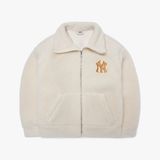  Áo Khoác Lông MLB - Basic Mega Logo Cream - 3AFDB0326-50CRS 
