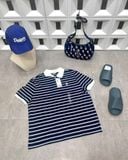  Áo Polo SPAO [Nữ] - Bear Sọc Ngang Navy SS26 