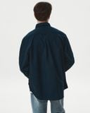 Áo Sơ Mi WHOAU [Unisex] - Steve Oxford Shirt Navy - WHYWF2311U 