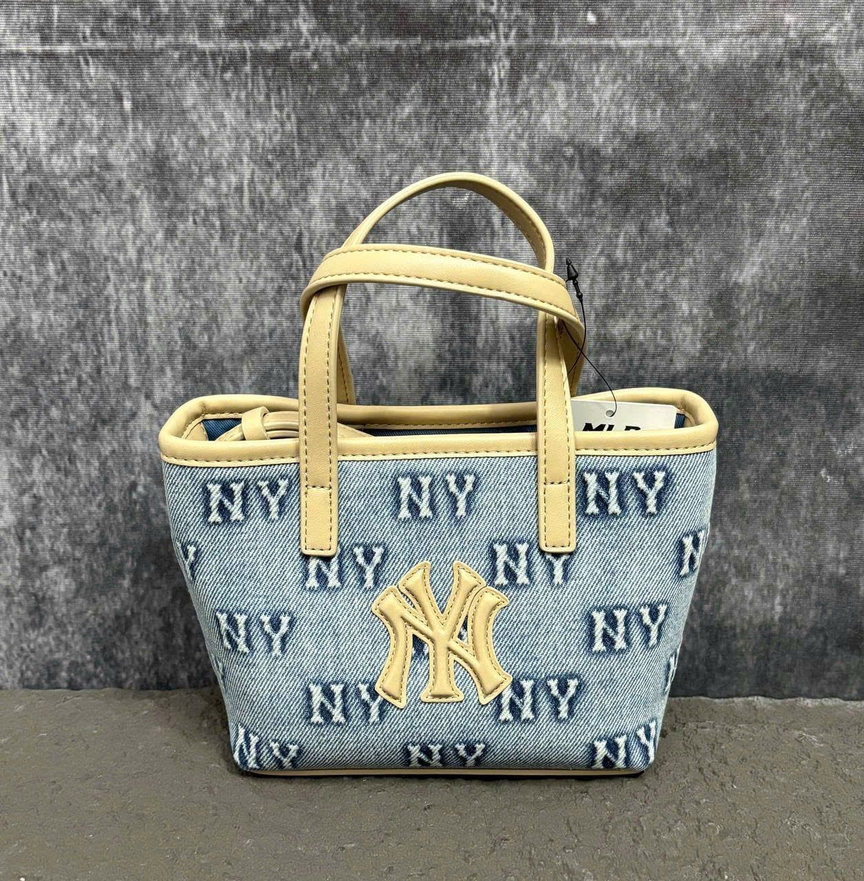  Túi Đeo Chéo MLB Classic Mono Denim Embossed Crossbody NY 3ACRDM16N-50BLL 