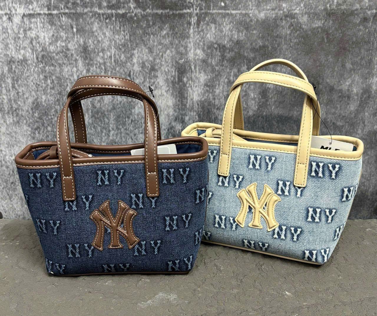  Túi Đeo Chéo MLB Classic Mono Denim Embossed Crossbody NY 3ACRDM16N-50BLL 