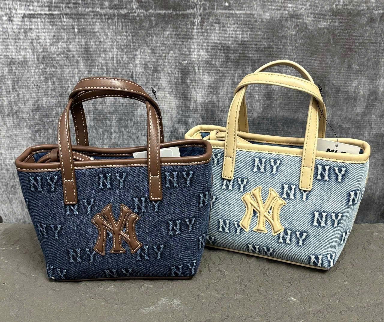  Túi Đeo Chéo MLB Classic Mono Denim Embossed Crossbody NY 3ACRDM16N-50INS 