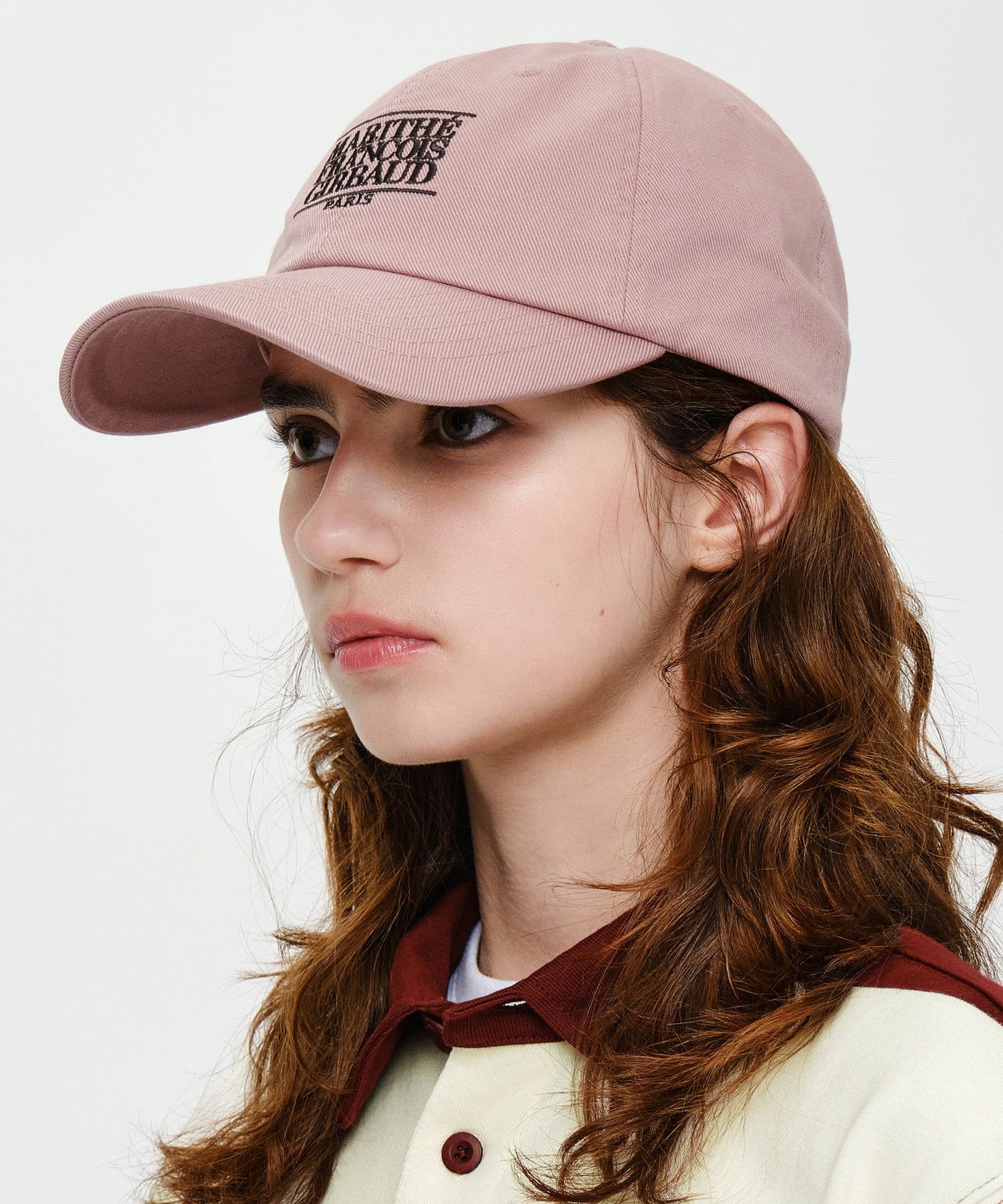  Nón Marithe & Francois Girbaud - Classic Small Logo Cap Dark Pink 