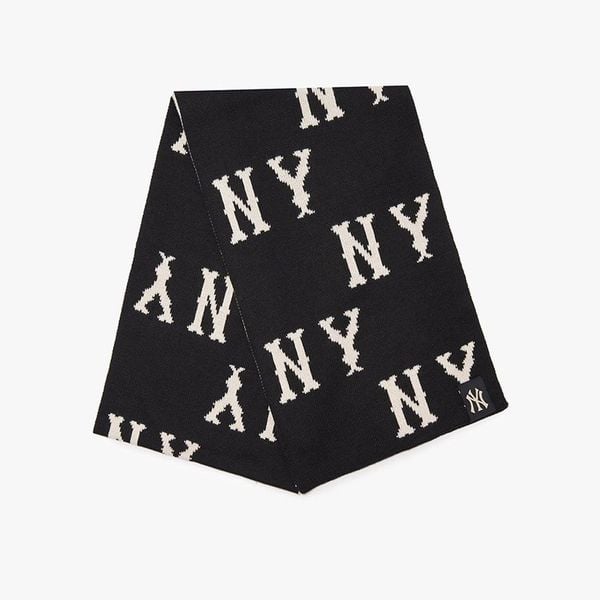 Khăn Quàng Cổ MLB Premium Classic Monogram NY Yankees - 3AMFM0336-50BKS