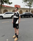  Áo Thun Polo New Era - [Unisex] NY Racing Style Black/White 