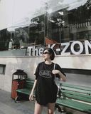  Áo Thun [Unisex] Badblood - [w-tee25-081] Mystic Basic T-Shirt Black Dot 