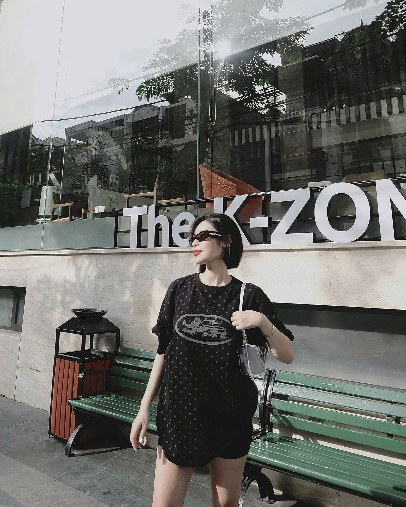  Áo Thun [Unisex] Badblood - [w-tee25-081] Mystic Basic T-Shirt Black Dot 