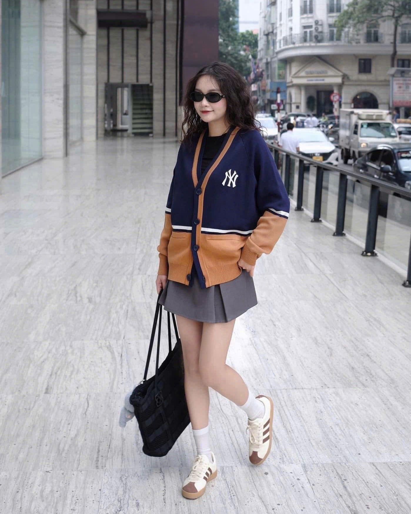  Áo Cardigan MLB [Unisex] Varsity New York Yankees - 3AKCV0144-50NYL 