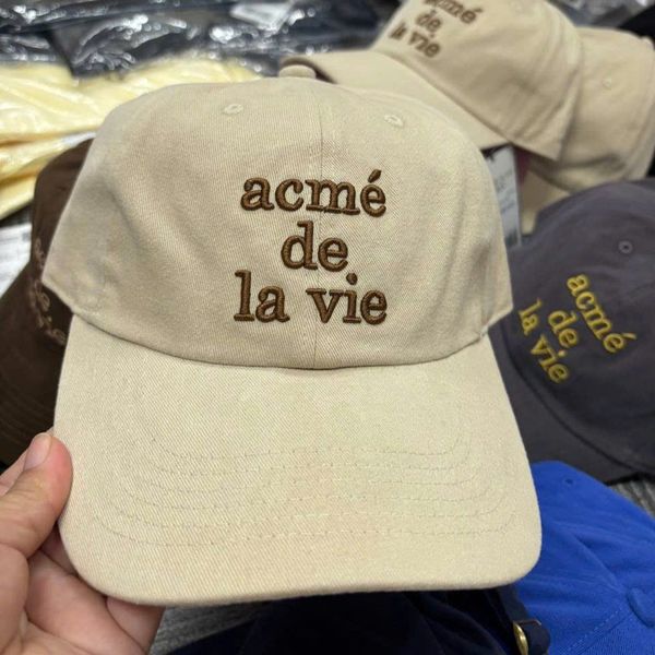 Nón ADLV - Acmedelavie Cotton Napping 3D Embo Ball Cap Beige