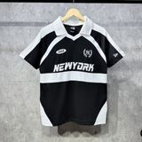  Áo Thun Polo New Era - [Unisex] NY Racing Style Black/White 