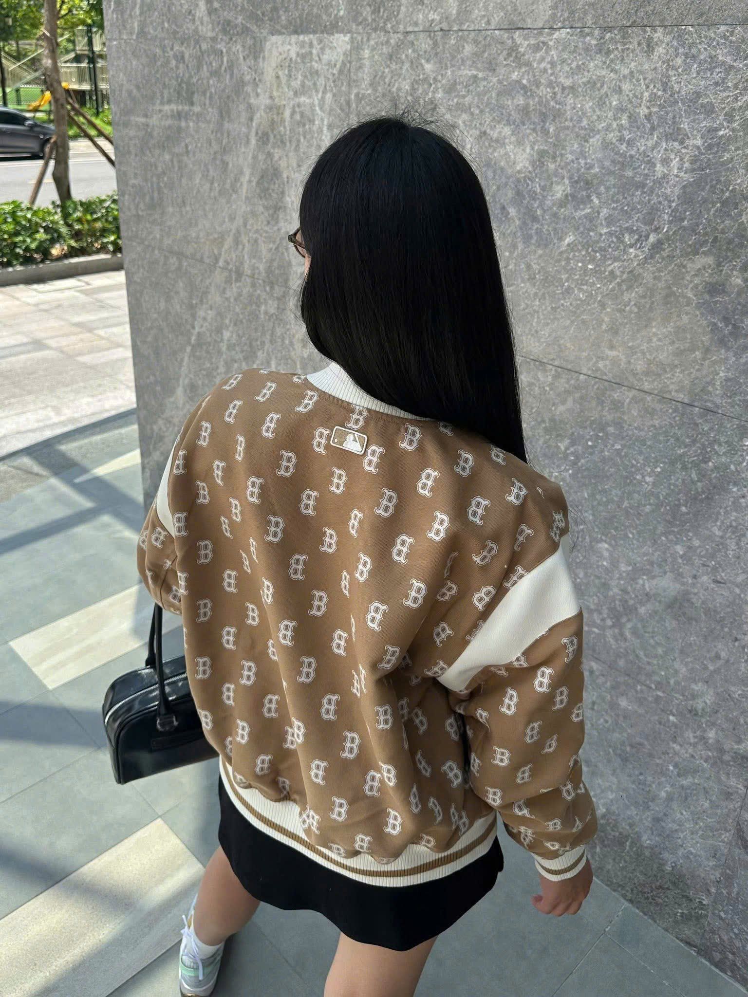  Áo Bomber MLB [Unisex] Monogram Series Boston Red Sox - 3AJPM0141-43BGD 