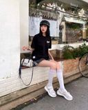  Áo Thun New Era - [Unisex] NY Yankees Bear Bucket LA Hat Black T-Shirt - 16668998 