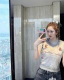  Áo Thun [Unisex] Badblood - [w-tee25-047] Royal Classic T-Shirt White 