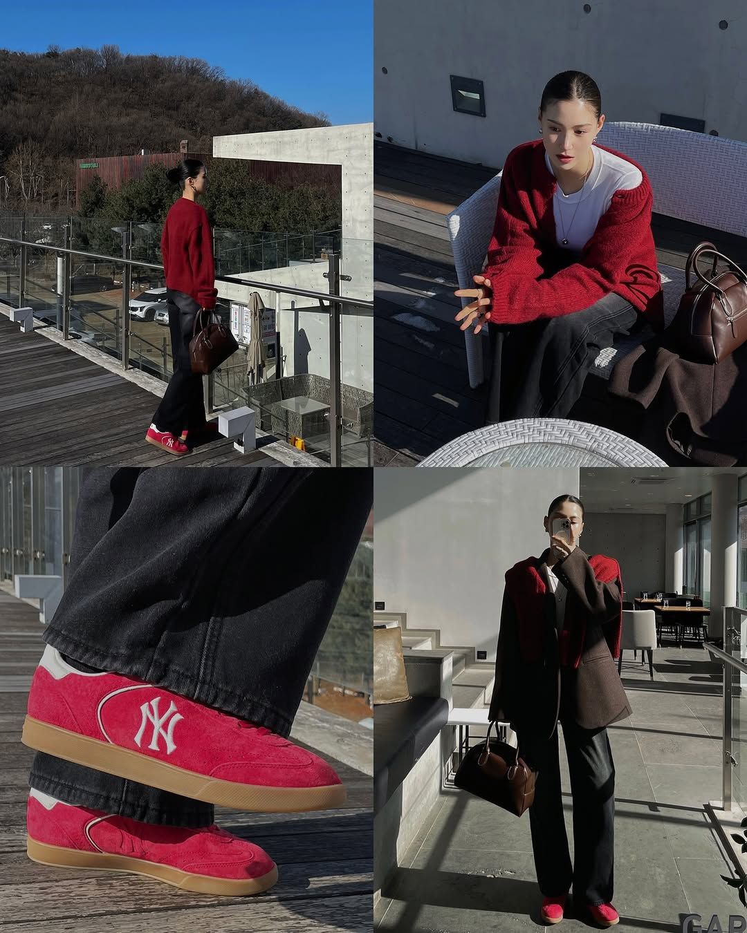  Giày MLB Clubby SD New York Yankees 3ASXCB26N-50RDS 