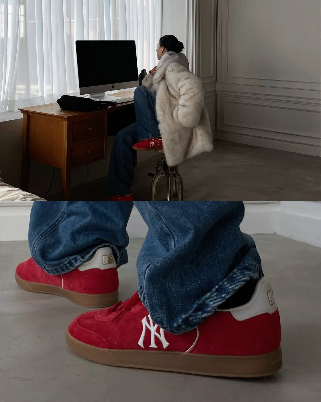  Giày MLB Clubby SD New York Yankees 3ASXCB26N-50RDS 