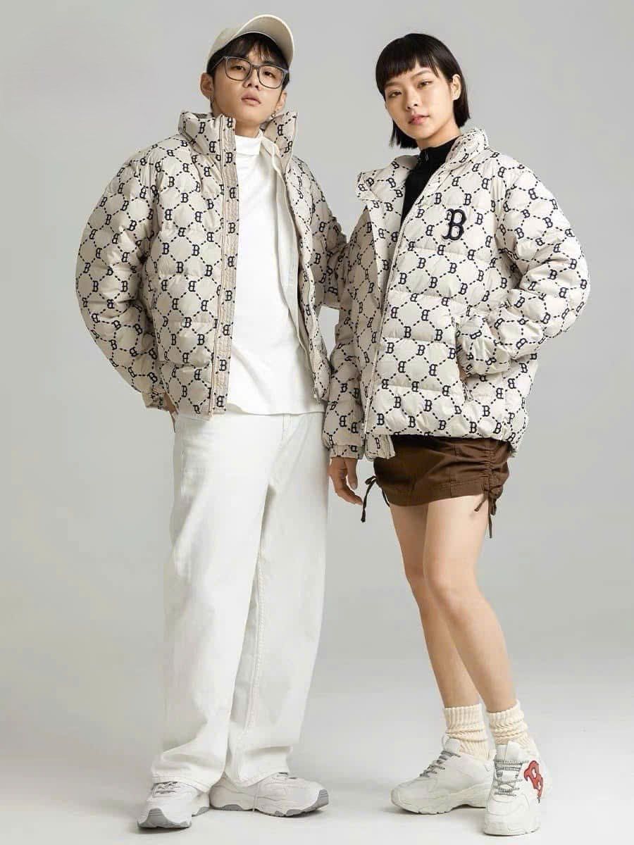  Áo Khoác Phao MLB Diamond Monogram Mid Light - 3ADJM0826-43BGL 