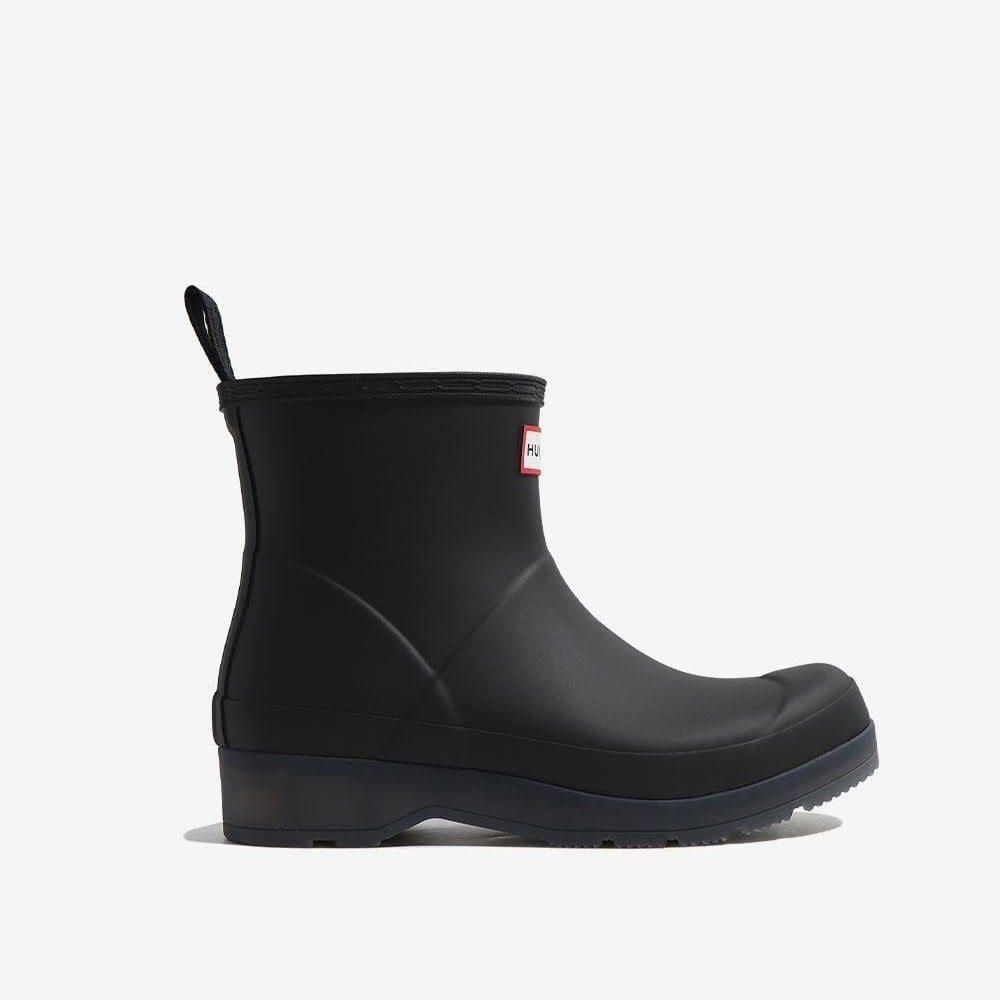  Giày Boots Hunter - Play Translucent Sole Short Rain Boots Black 