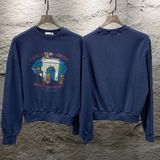  Áo Sweater Nội Địa Hàn Freesize Màu Navy 