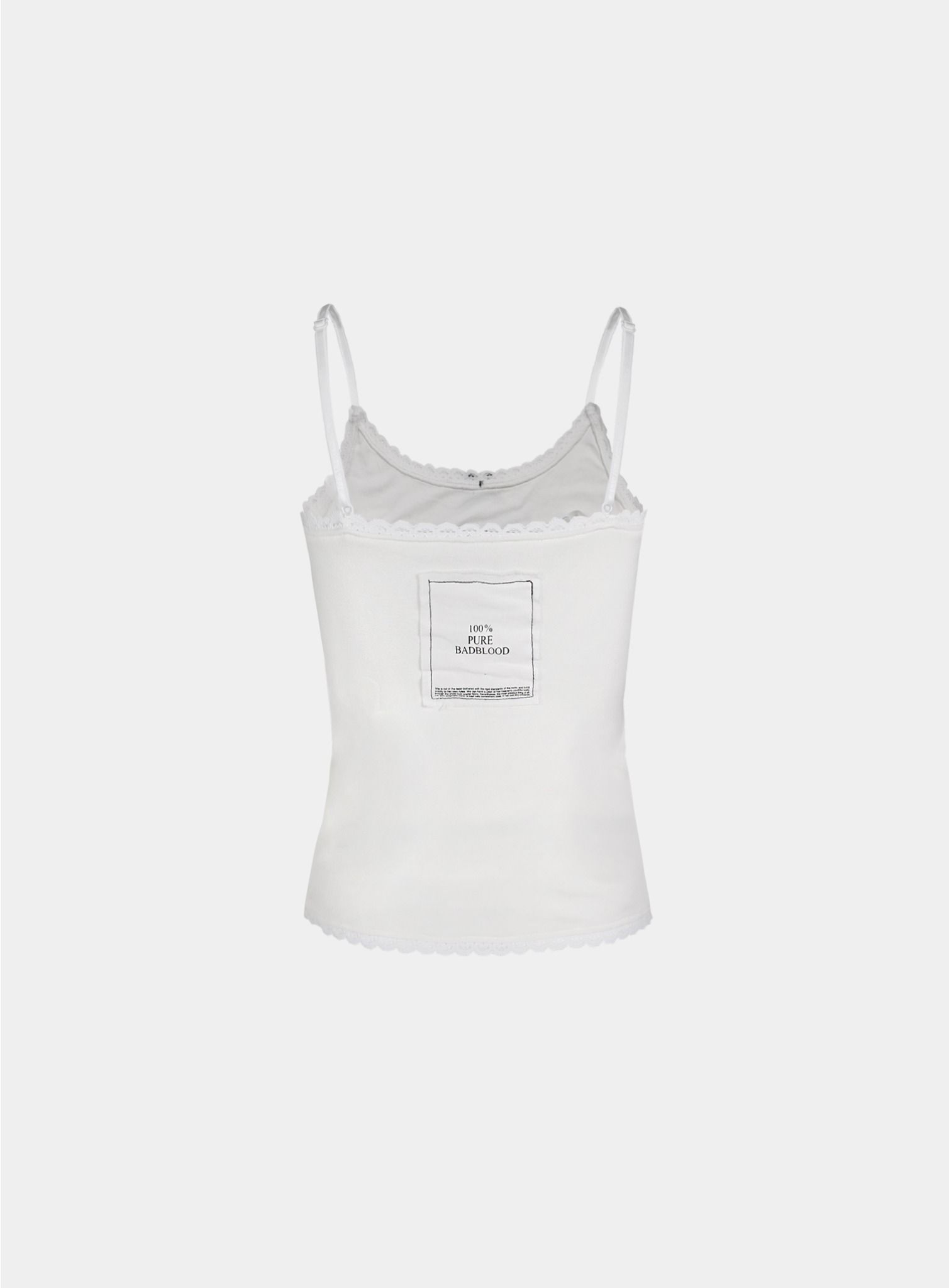  Áo Hai Dây [Nữ] Badblood - [w-tnk23-039] One Thing Camisole White 