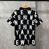  Áo Thun New Era - [Unisex] NY Monogram Yankees Black - 12225659 